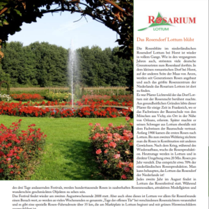 Artikel Rosen Faszination Herbstausgabe 2007 (Duits)